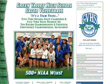 Tablet Screenshot of gvhsvolleyball.com